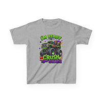 I’m Ready to Crush 4th Grade Monster Truck Kids T-Shirt – Back to School Tee