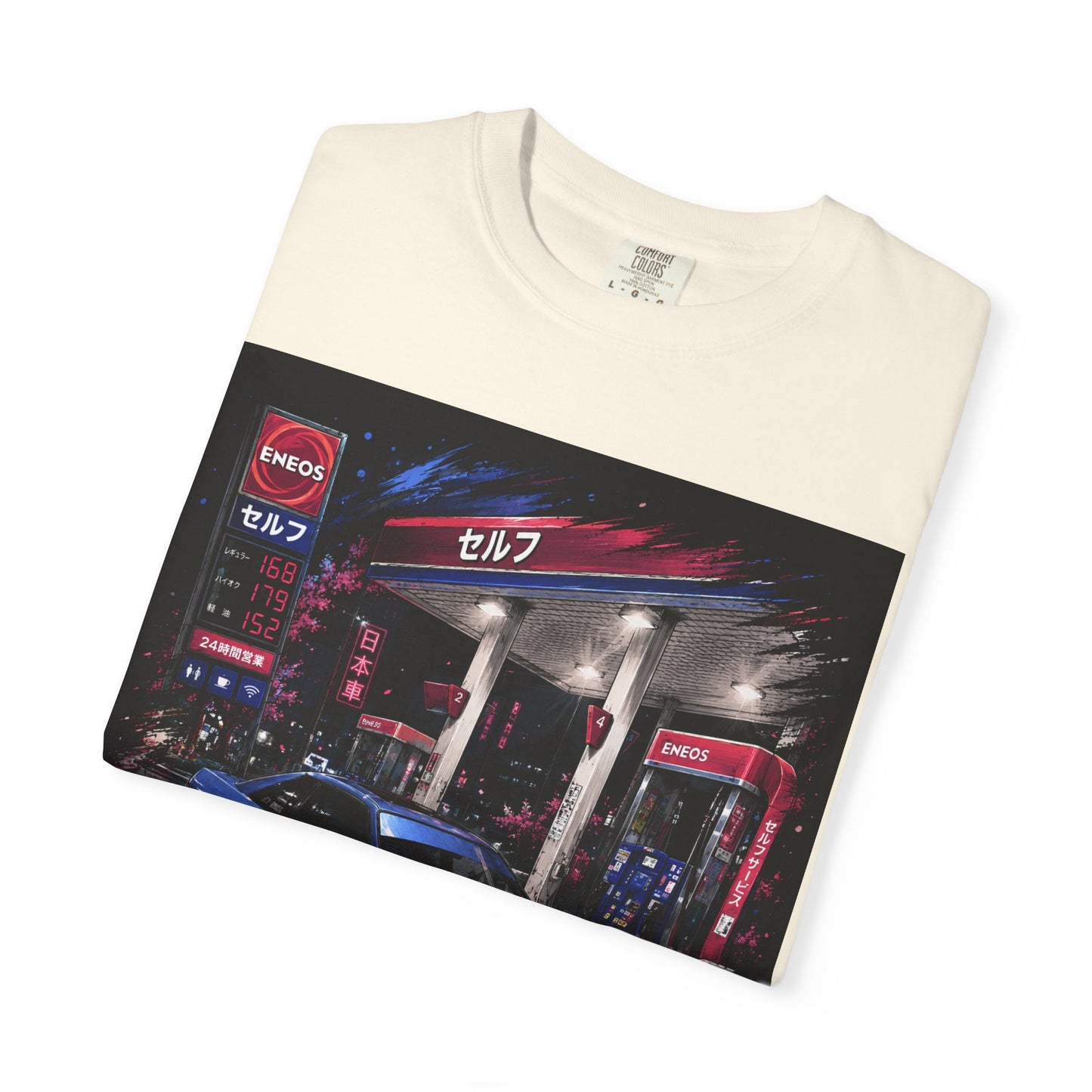 Japanese Built 240 Car T-Shirt — Retro Neon JDM Graphic