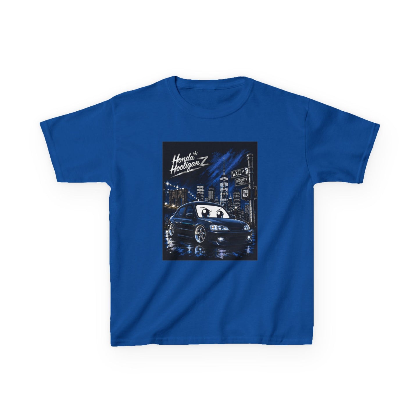 Kids Racing Car Tee — Night City „Hoonin' NightrunZ" Graphic Shirt
