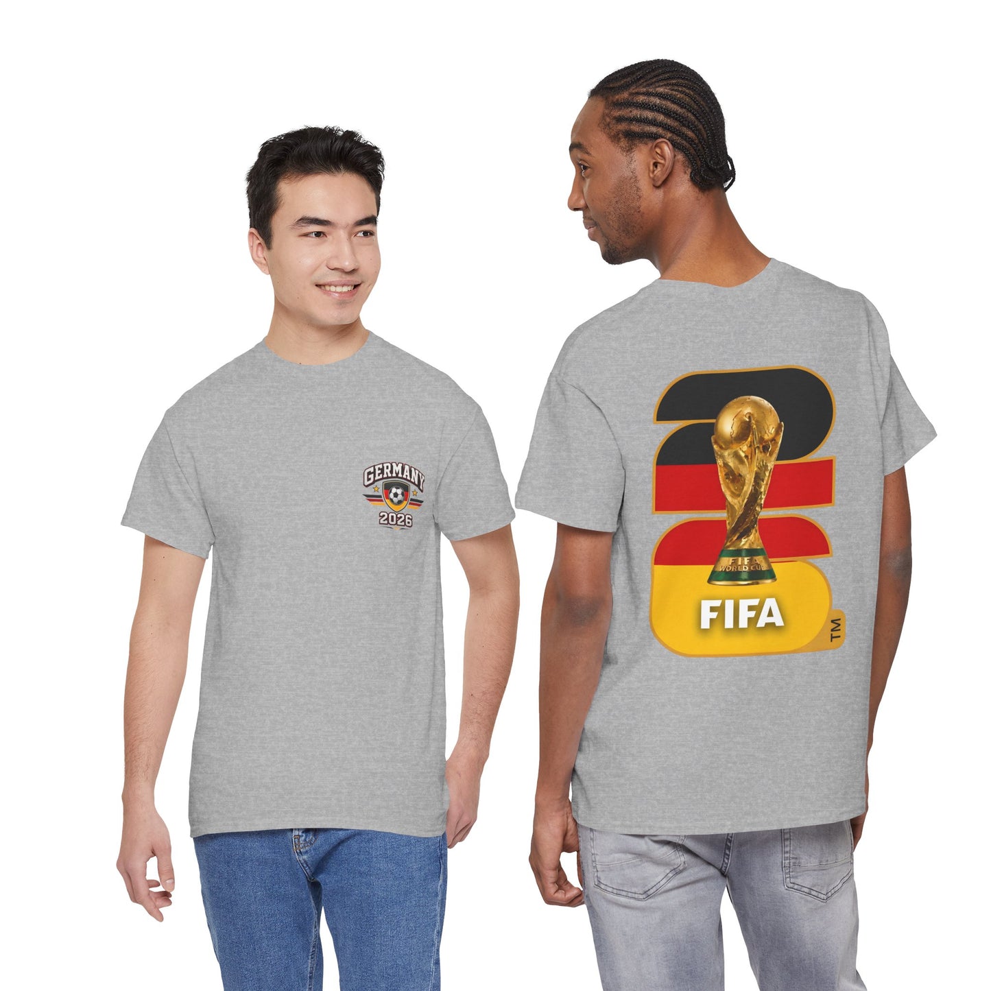 Germany 2026 FIFA World Cup Fan Edition – Front Crest & Championship Back Graphi T-Shirt