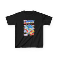 Kids Tee — 'Blue Blur Adventures' Retro Comic Graphic Shirt