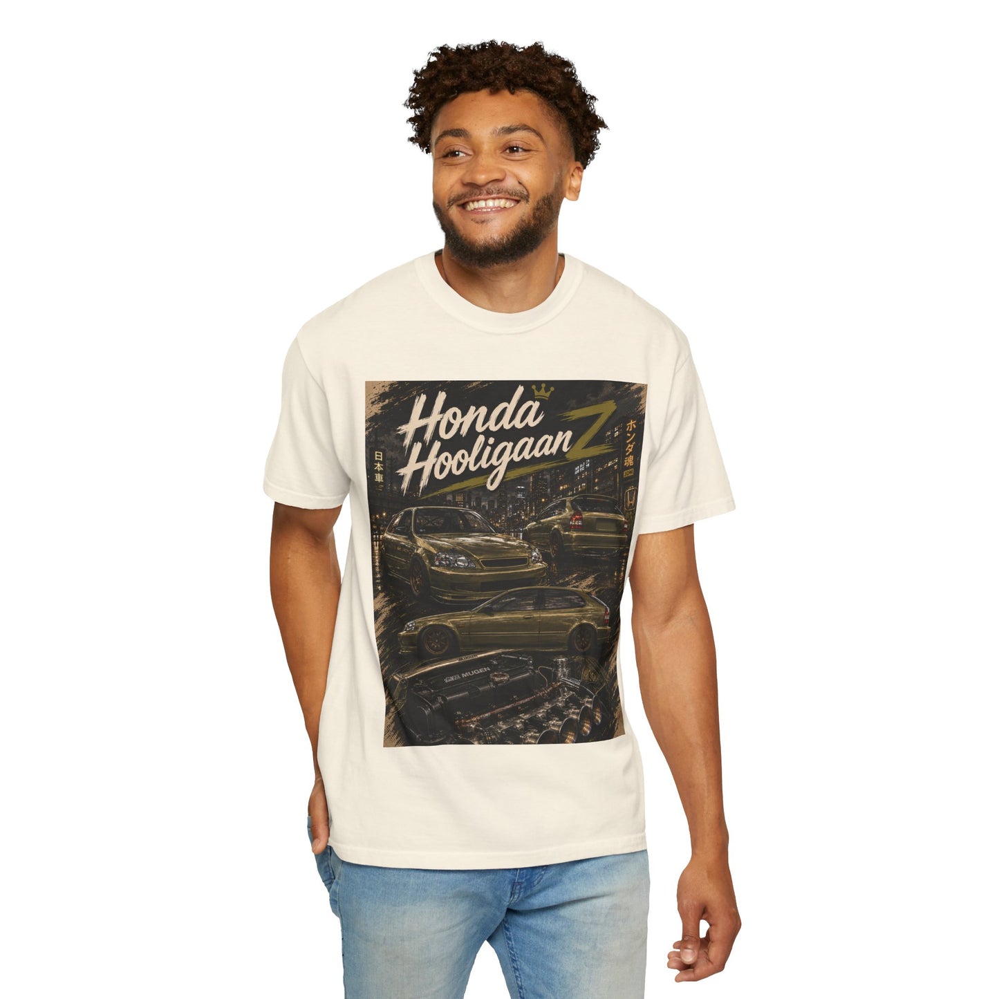 Honda HooliganZ Tee — Vintage Night Street Racing Graphic T-Shirt