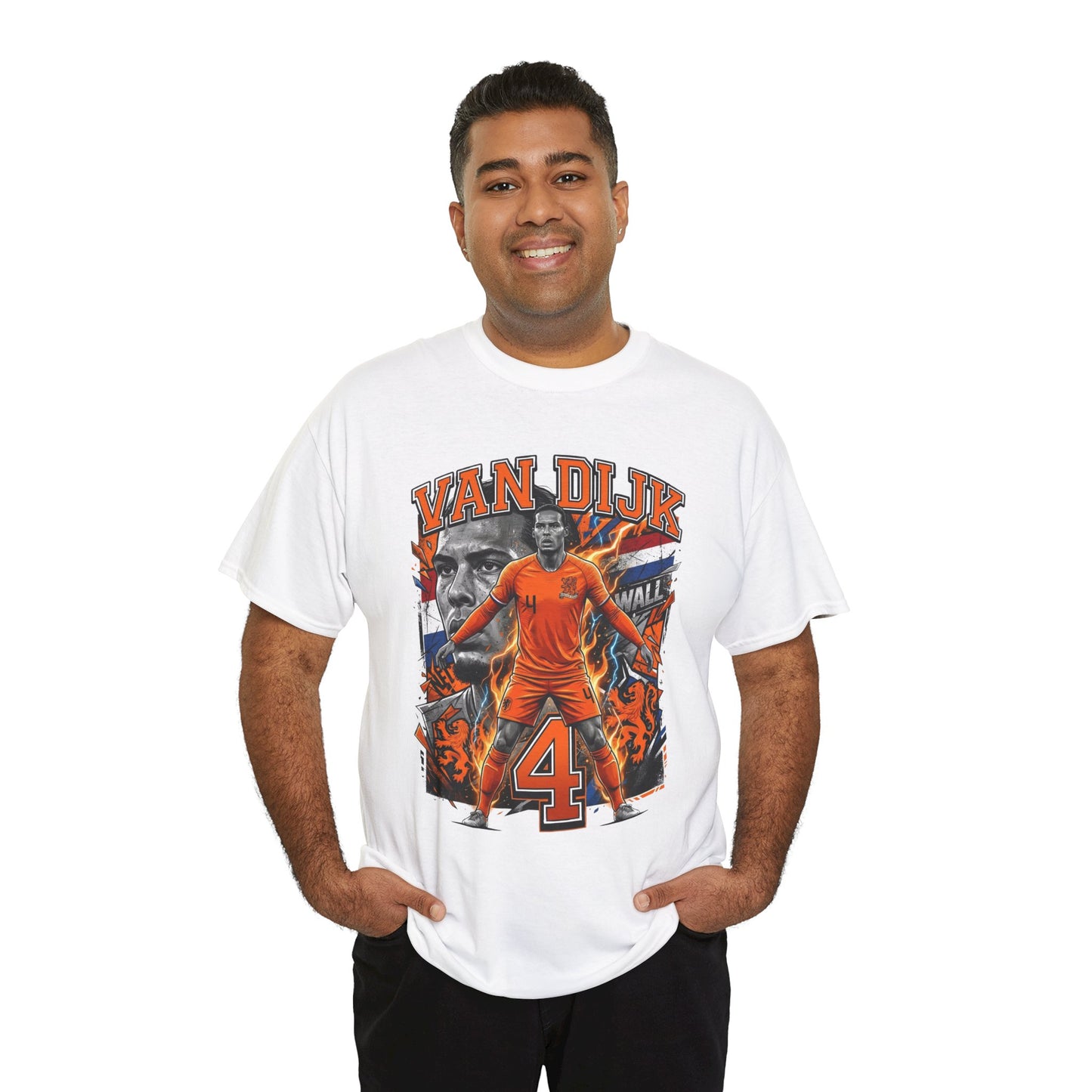 Van Dijk #4 – The Dutch Wall T‑Shirt
