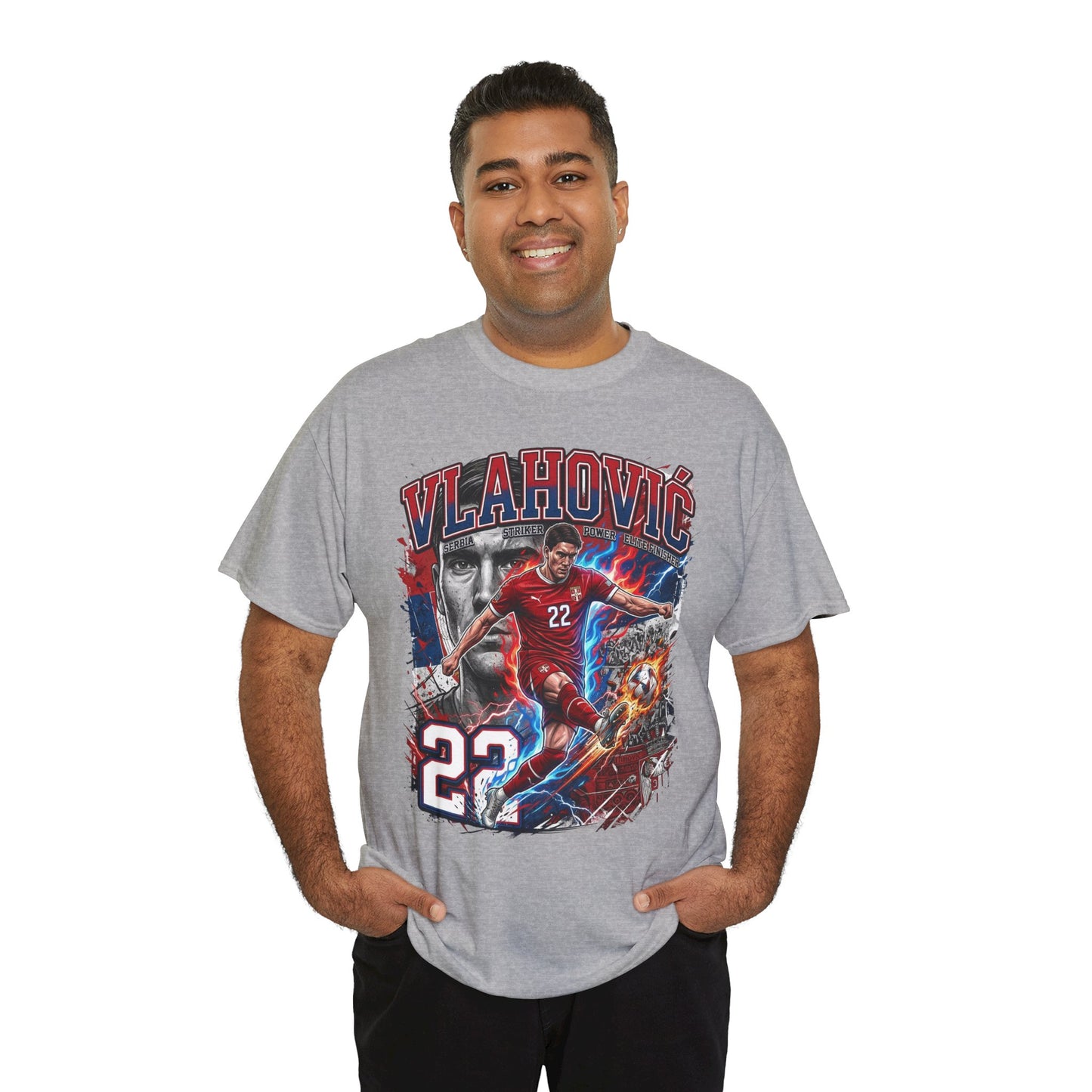 Vlahović #22 – Serbia Elite Finisher T-Shirt