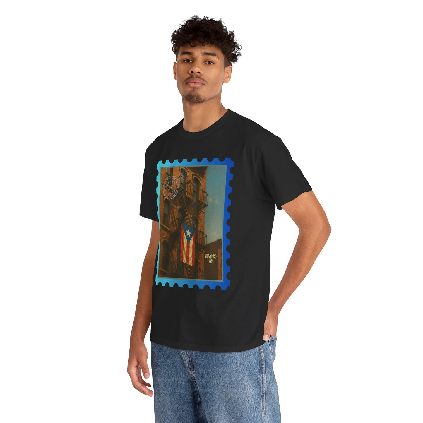 Seguimos Aquí Puerto Rican Pride Tee — New York 1982 Vintage Flag Tribute