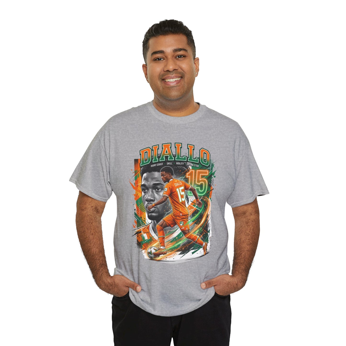 Diallo #15 – Rising Star of Ivory Coast T-Shirt