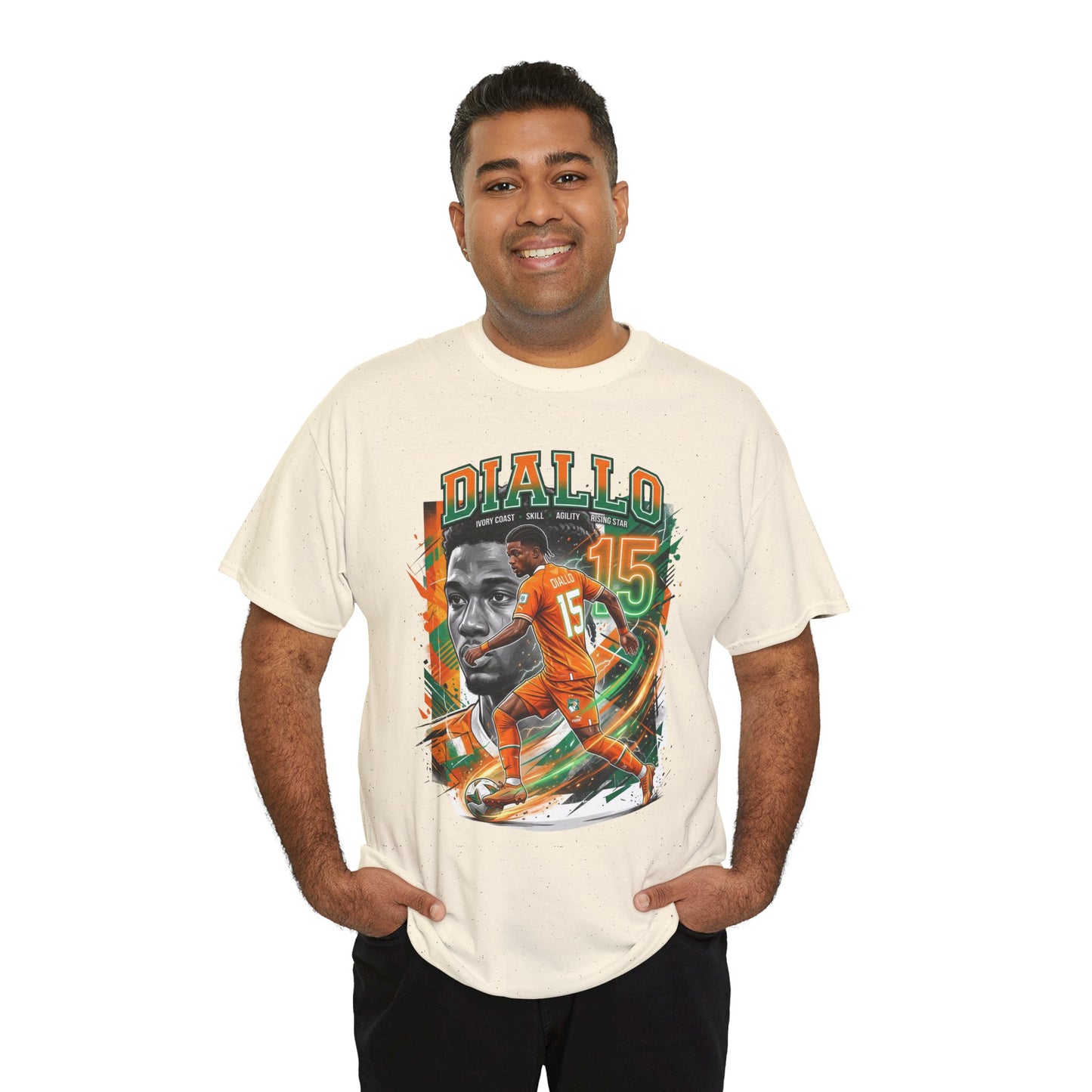 Diallo #15 – Rising Star of Ivory Coast T-Shirt