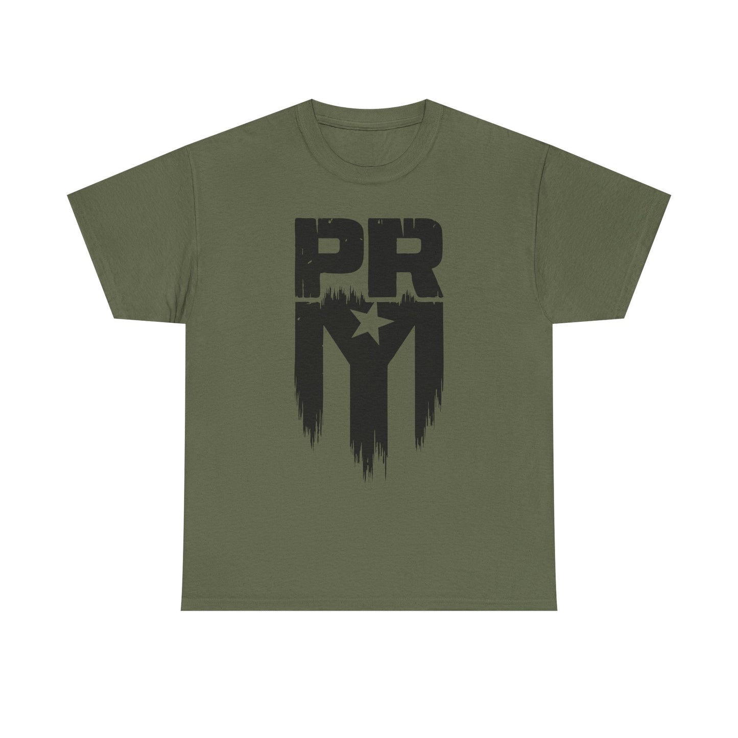 PR Mi Gente Puerto Rico Tee — Bold Black & White Boricua Pride