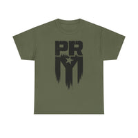 PR Mi Gente Puerto Rico Tee — Bold Black & White Boricua Pride