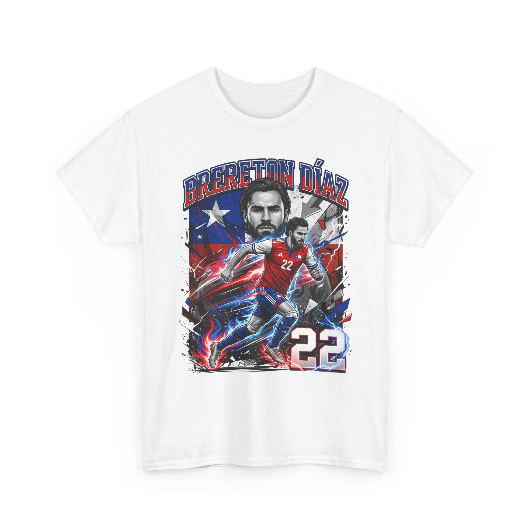 Brereton Díaz #22 – Chilean Warrior T-Shirt
