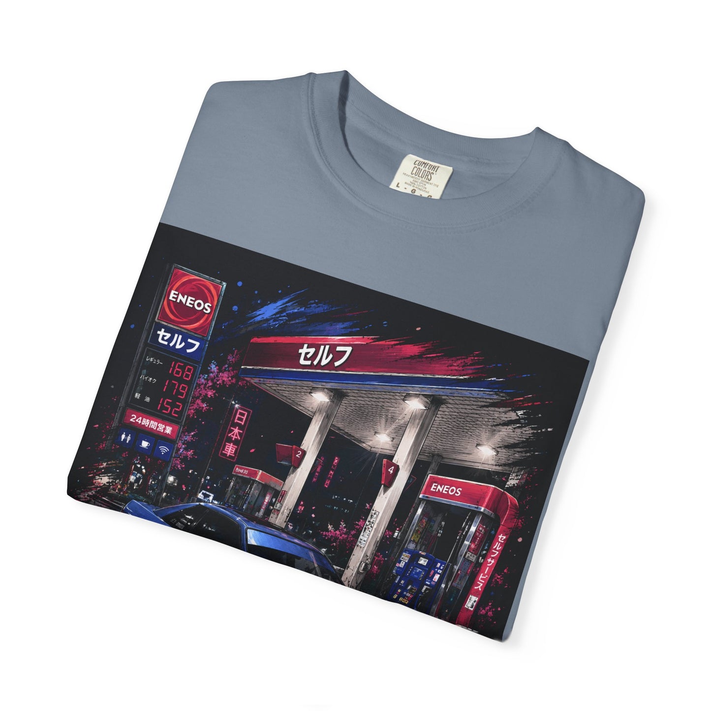 Japanese Built 240 Car T-Shirt — Retro Neon JDM Graphic
