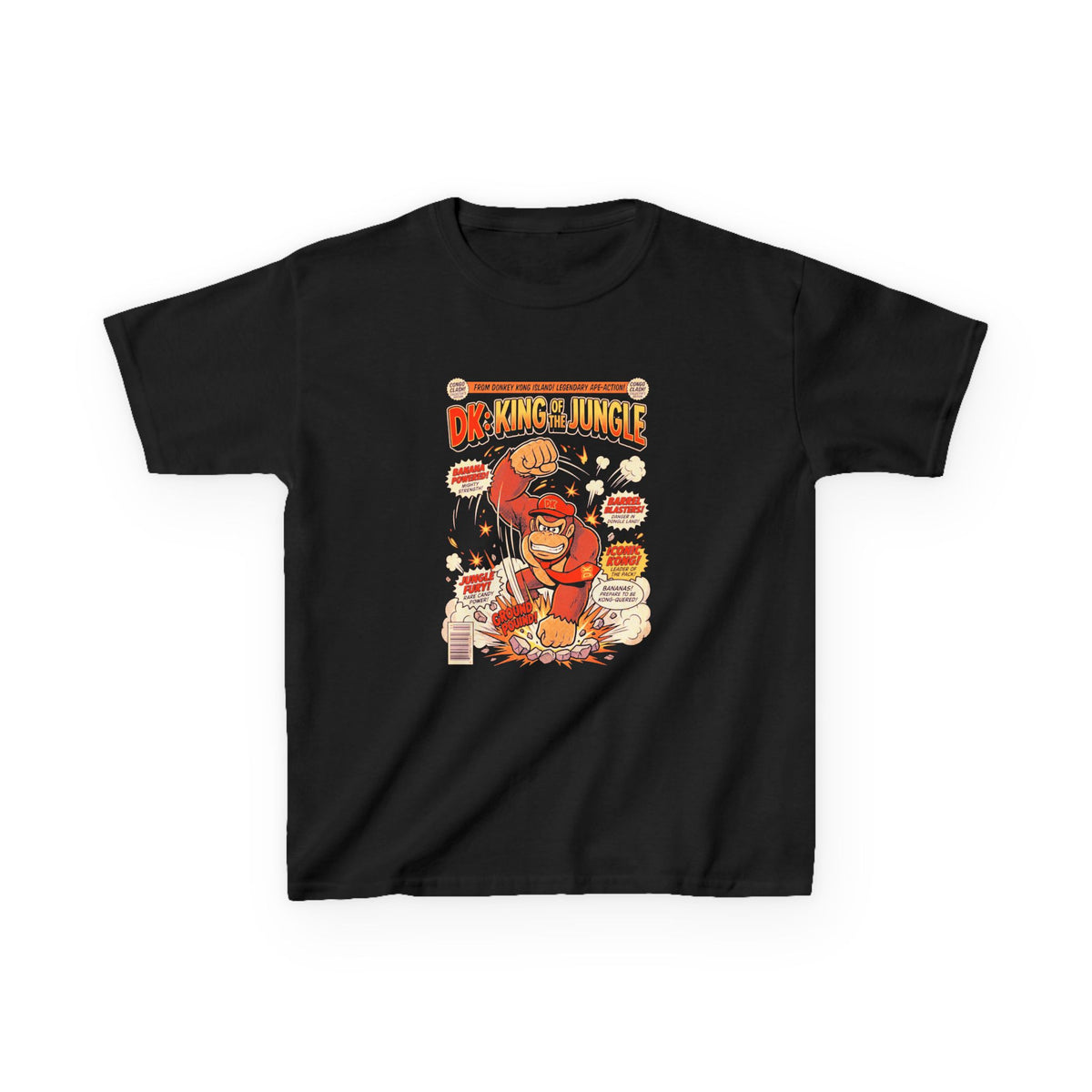 Kids Tee —DK King of the Jungle – Retro Comic Kids T-Shirt