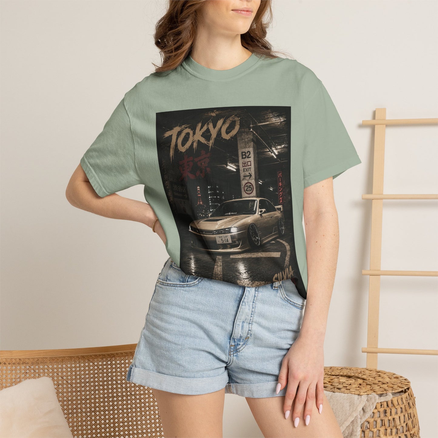Tokyo Silvia T-Shirt — Night Street JDM Car Graphic Tee