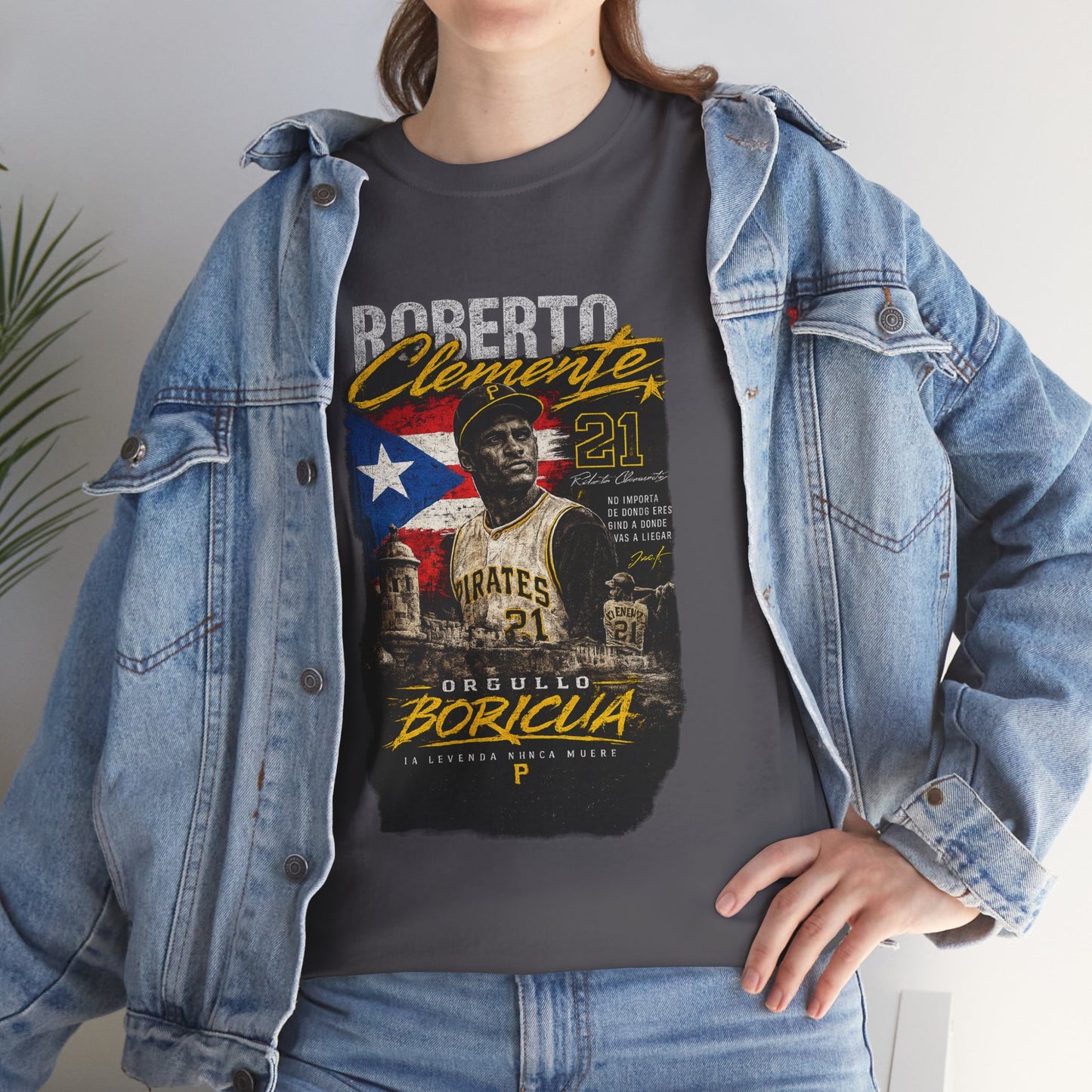 Roberto Clemente Puerto Rico Tribute T-Shirt