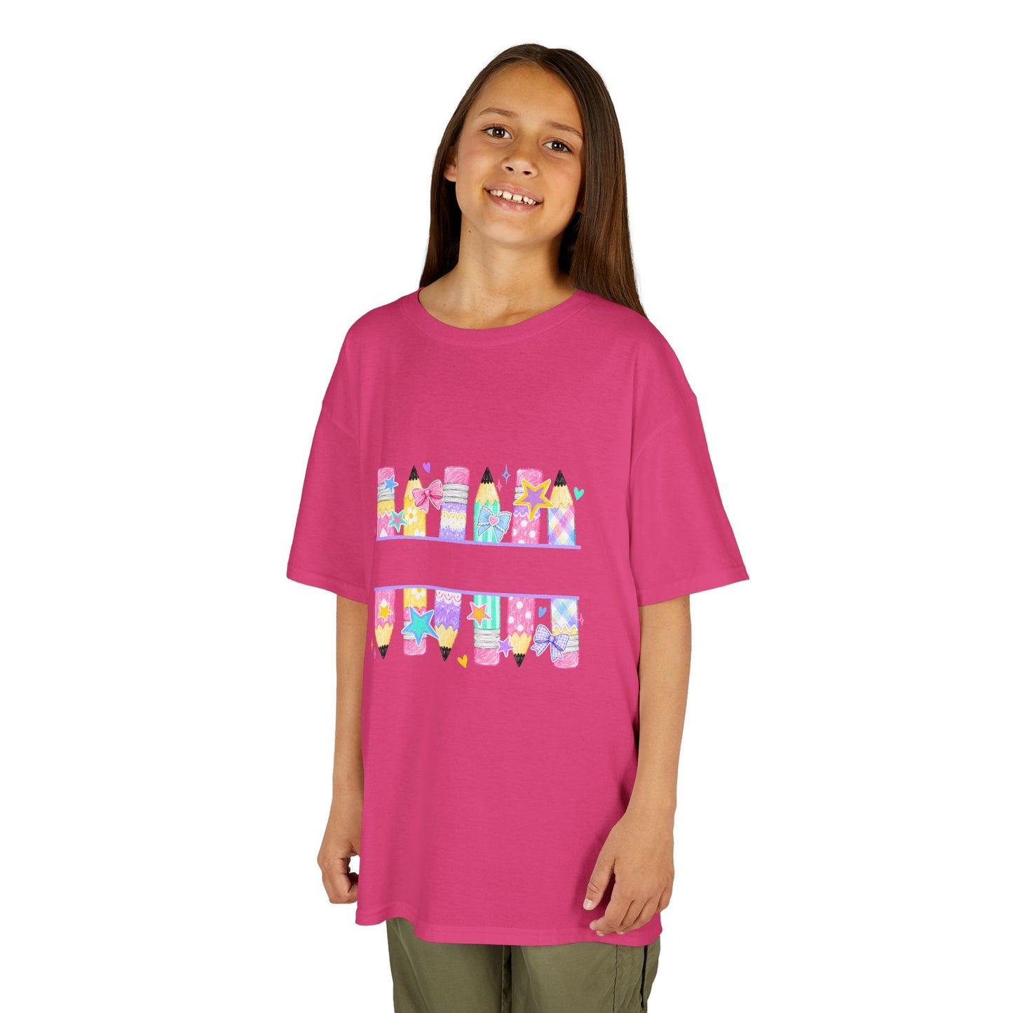 Colorful Pencil Magic Kids School T-Shirt – Cute Back to School Design