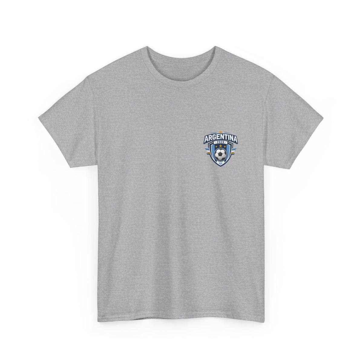 Argentina 2026 FIFA World Cup Fan Edition – Front Crest & Championship Back Graphic T-Shirt