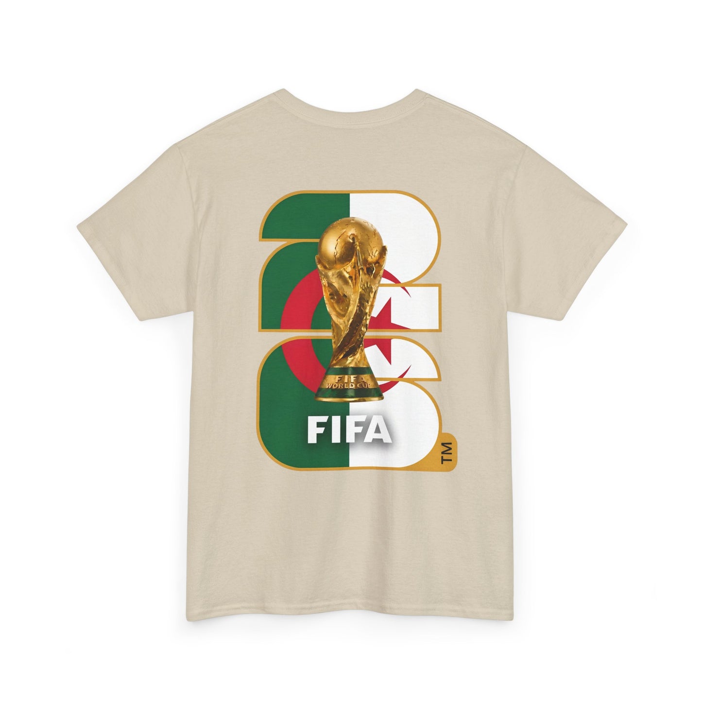 Algeria 2026 FIFA World Cup Fan Edition – Front Crest & Championship Back Graphic T-Shirt