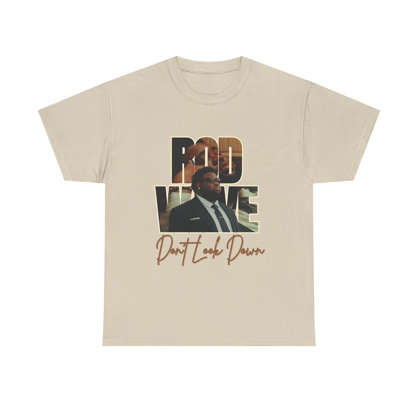 Rod Wave “Don’t Look Down” Vintage Hip-Hop Portrait T-Shirt Design