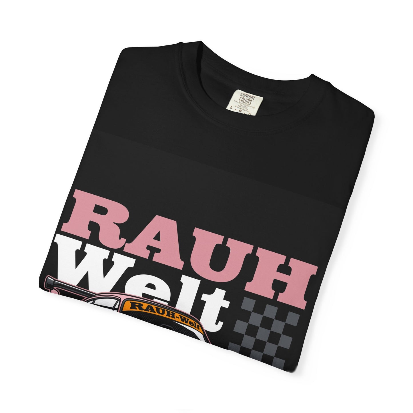 Pink Porsche 911 Rauh-Welt Racing IllustrationT-shirt