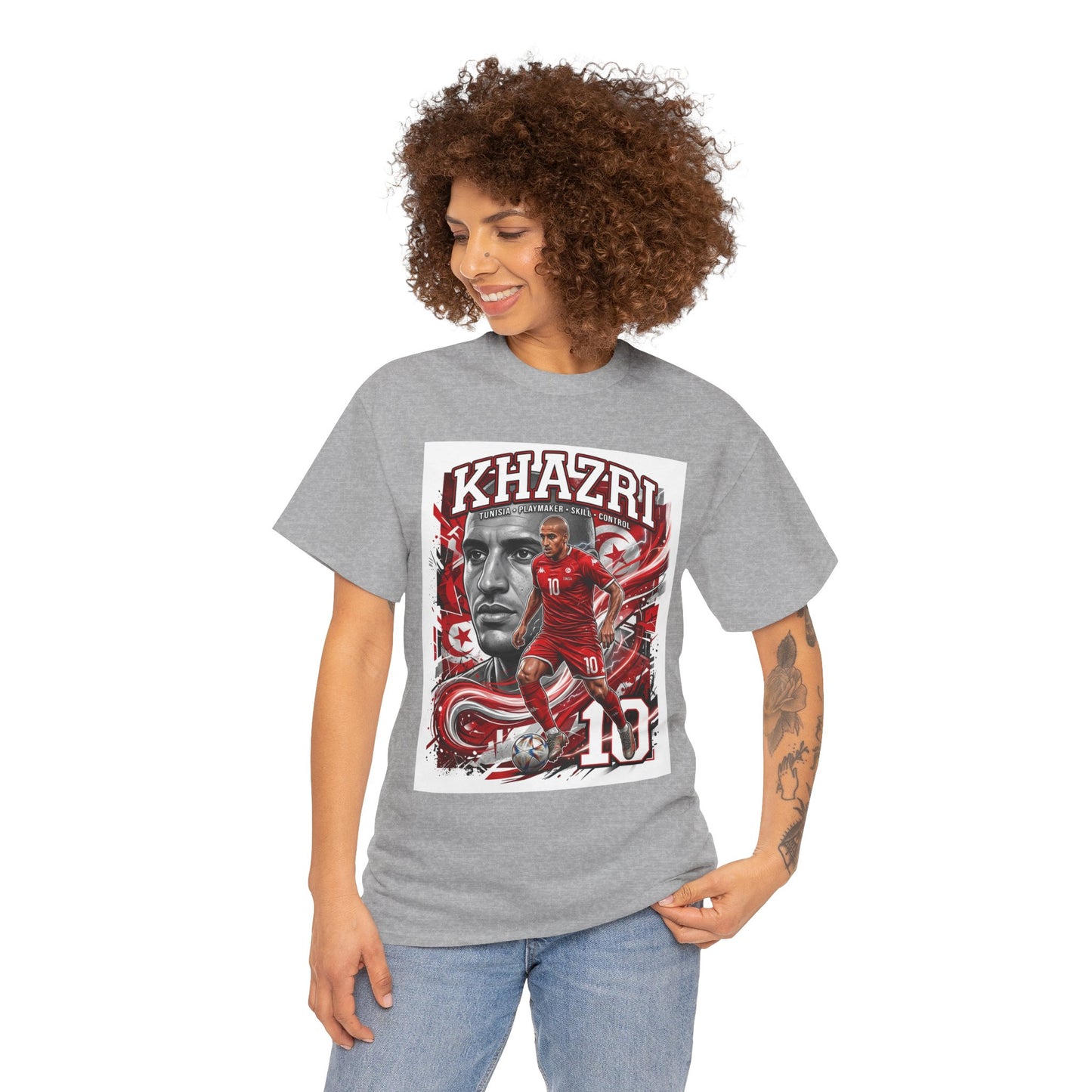 Khazri #10 – Tunisia’s Master Playmaker T-Shirt