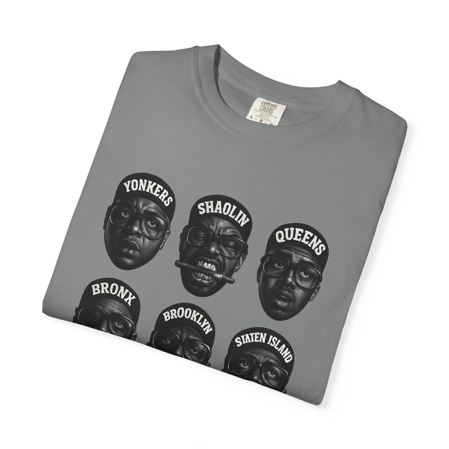 Hip-Hop Legends – Nine Icons of New York Rap | Black & White Tribute Tee