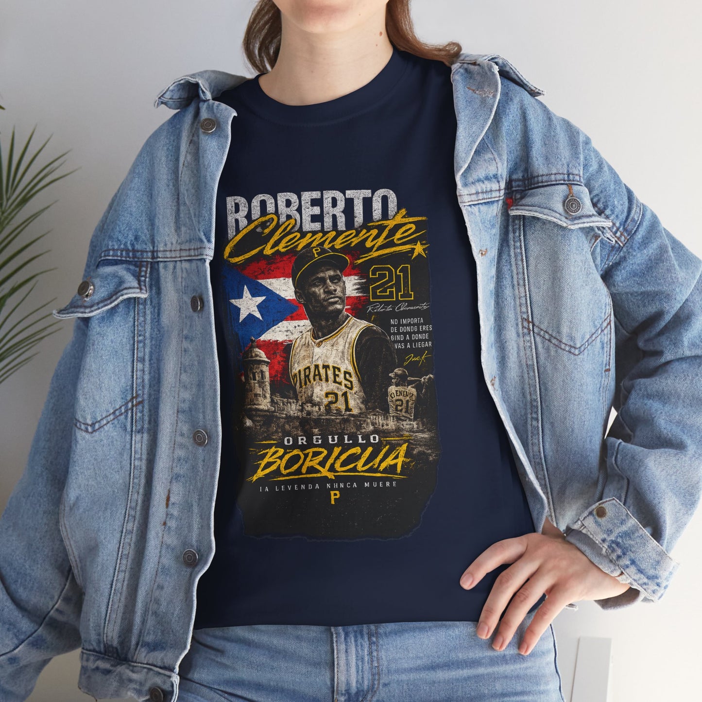 Roberto Clemente Puerto Rico Tribute T-Shirt