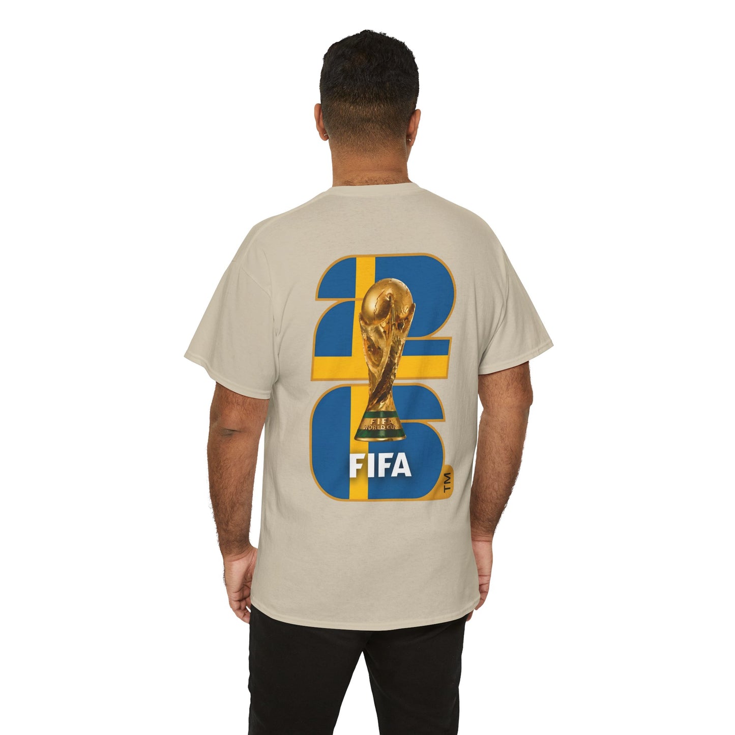 Sweden 2026 FIFA World Cup Fan Edition – Front Crest & Championship Back Graphic T-Shirt