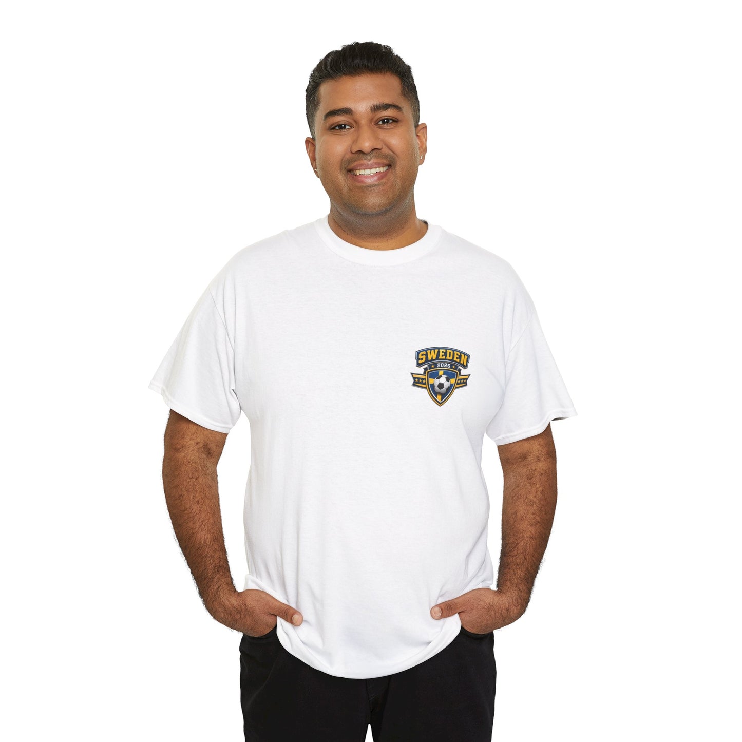 Sweden 2026 FIFA World Cup Fan Edition – Front Crest & Championship Back Graphic T-Shirt