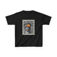 Puerto Rico Liberty Stamp Kids T-Shirt – Boricua Pride Design