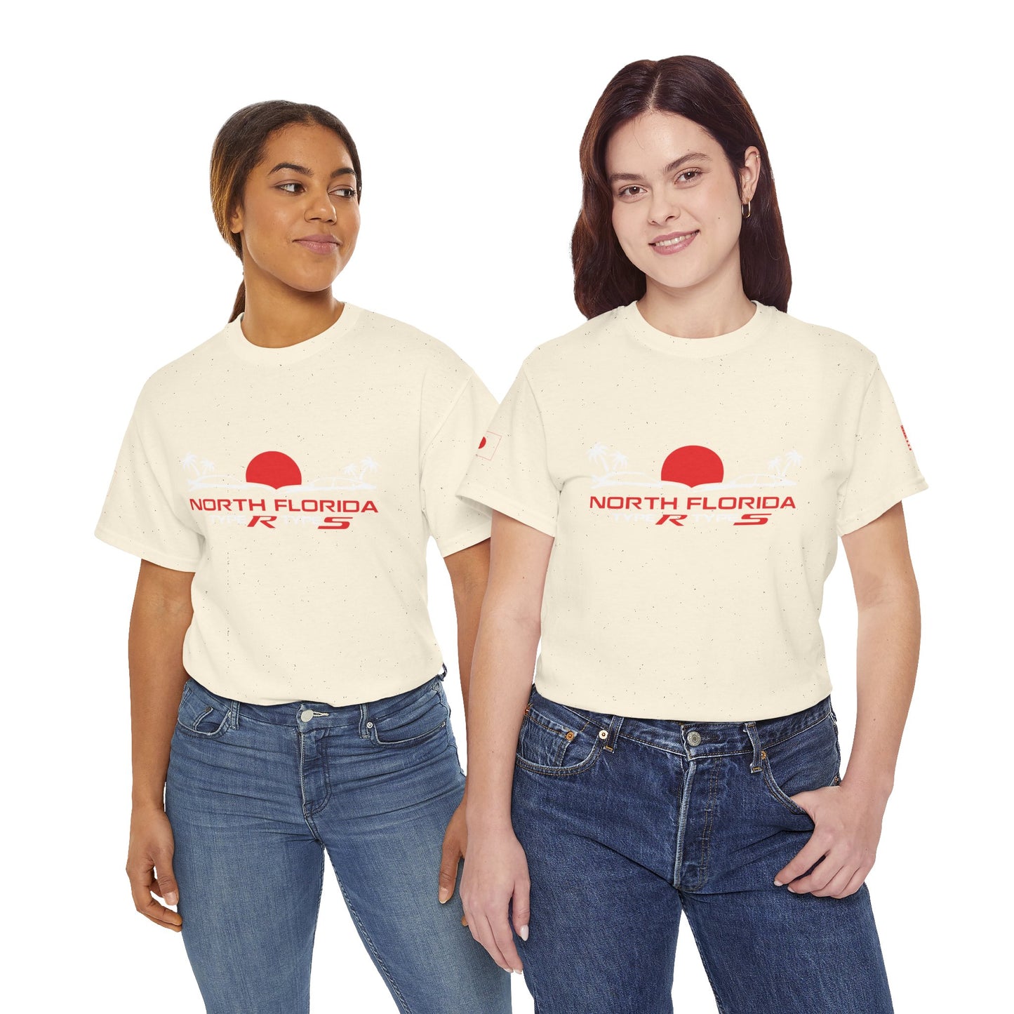 North Florida Type R Types T-Shirt — Retro Sunset Palm Beach Car Tee