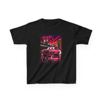 Kids Tee — Neon Tokyo Drag Graphic ("Tokyo")