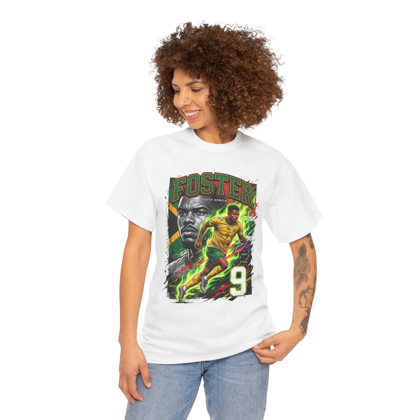 Foster #9 – South Africa Power Striker T-Shirt