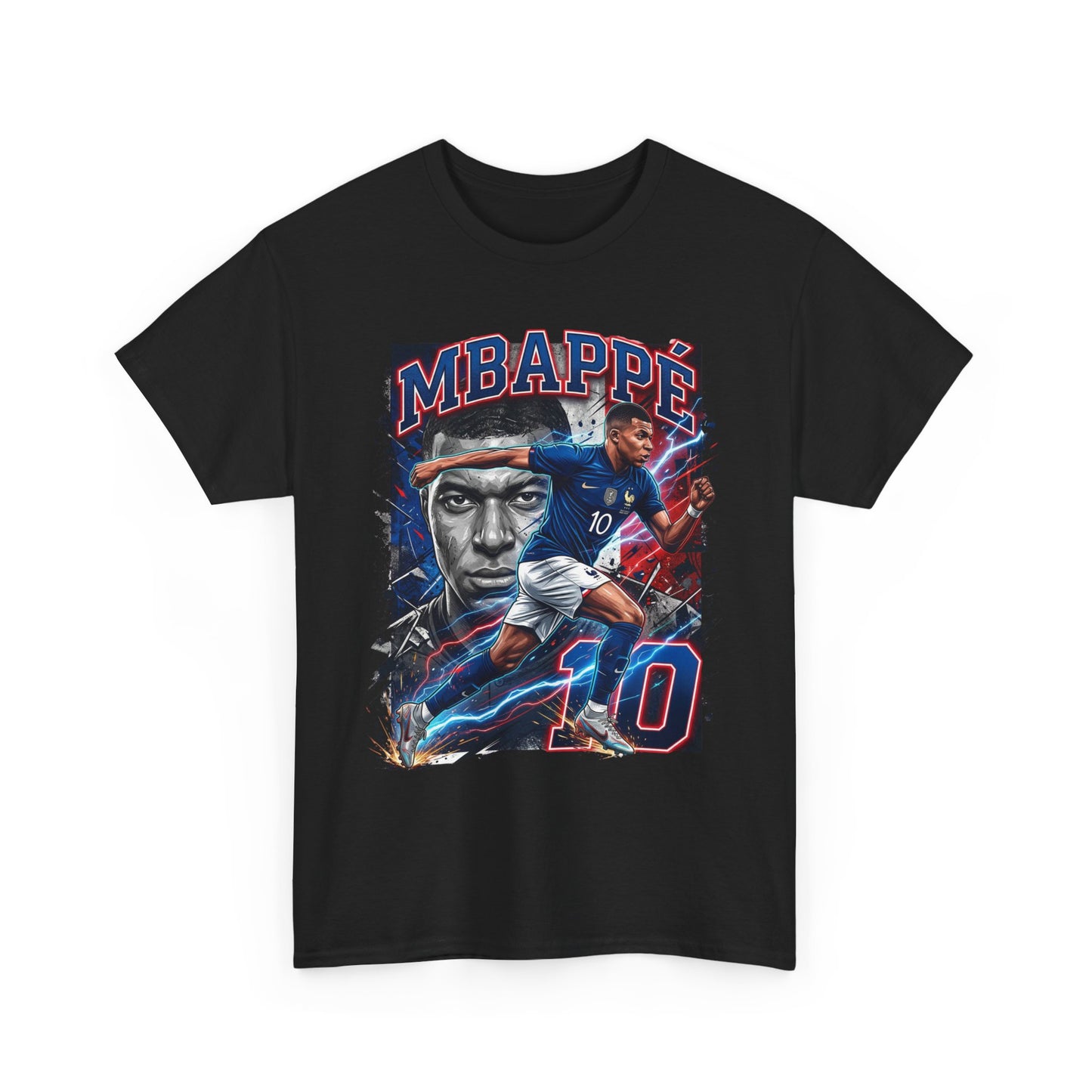 Mbappé #10 – French Lightning T-Shirt
