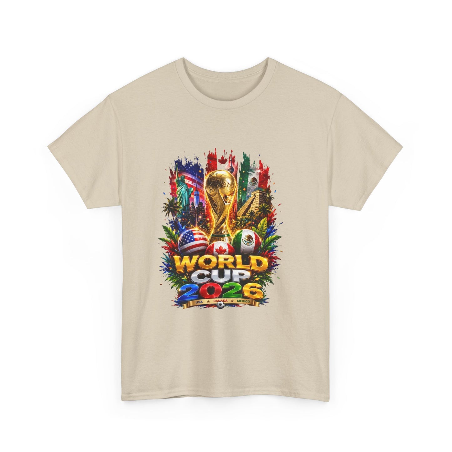 World Cup 2026: Three Nations, One Championship T-Shirt