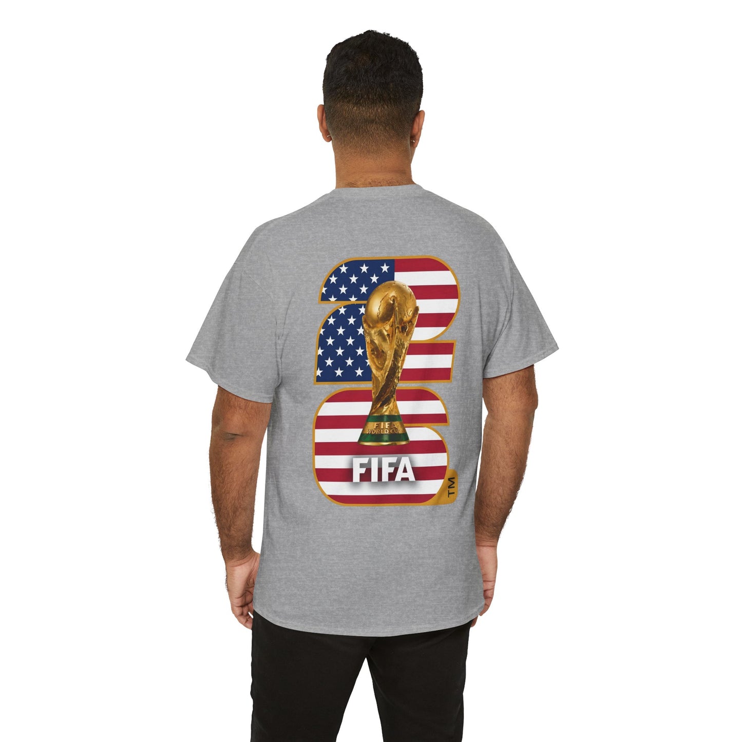USA 2026 FIFA World Cup Fan Edition – Front Crest & Championship Back Graphic T‑Shirt