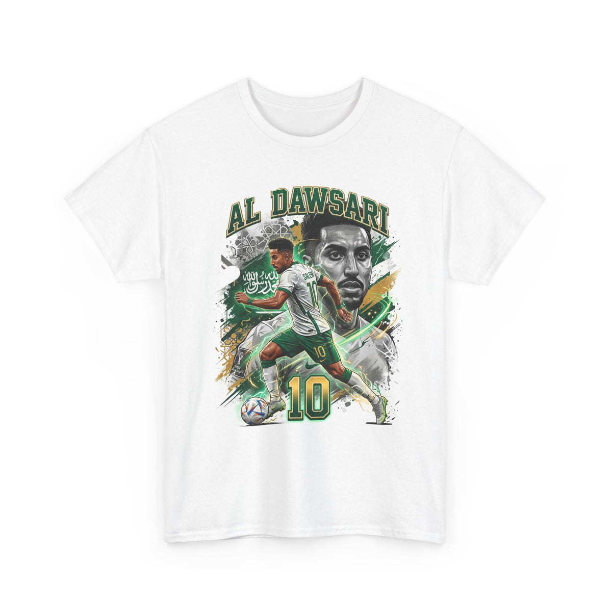 Al Dawsari #10 – Saudi Arabia Football Star T-Shirt
