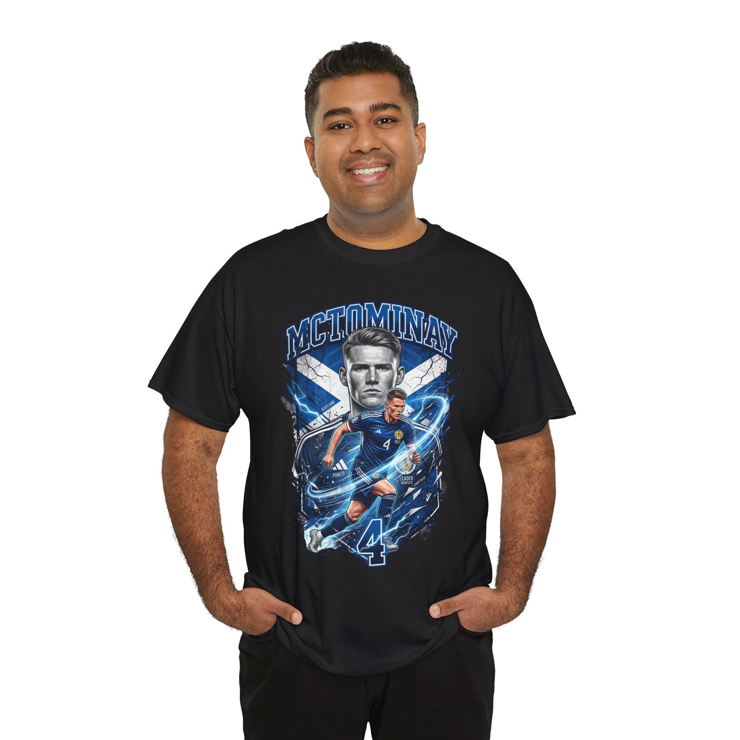 McTominay #4 – Scotland Midfield Warrior T-Shirt