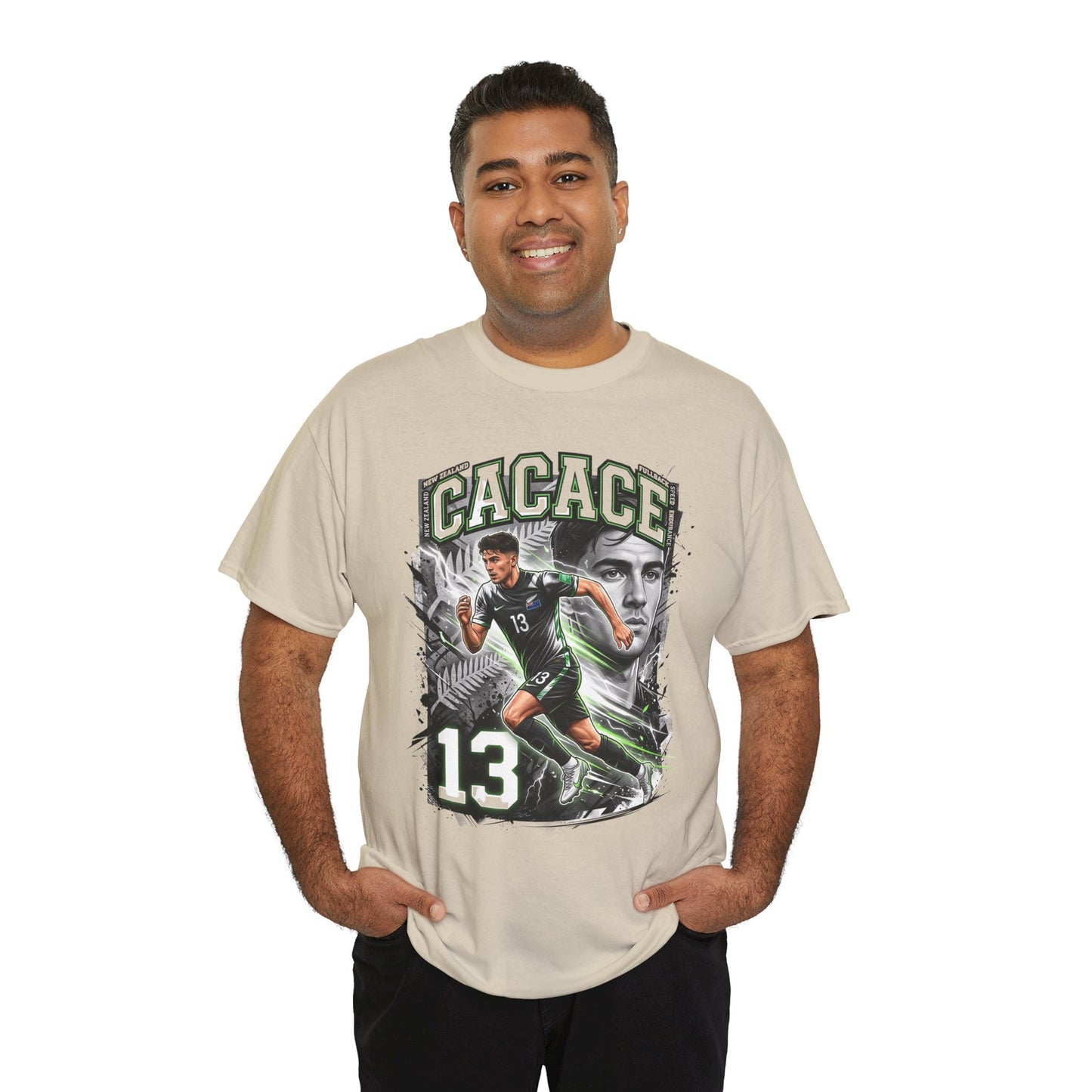 Cacace #13 – Kiwi Fullback Fury T-Shirt