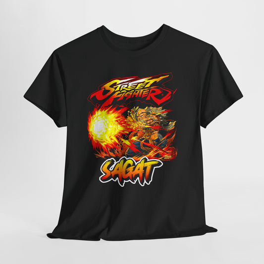 Street Fighter Sagat Projectile Attack T-shirt