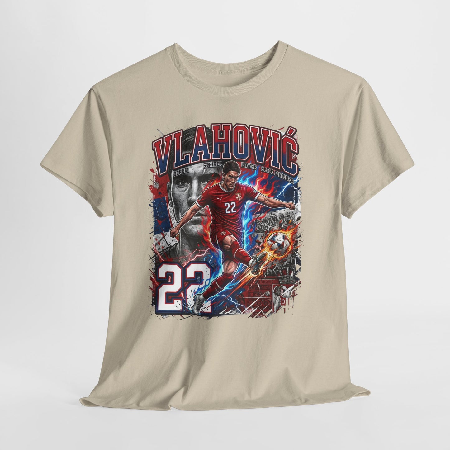 Vlahović #22 – Serbia Elite Finisher T-Shirt