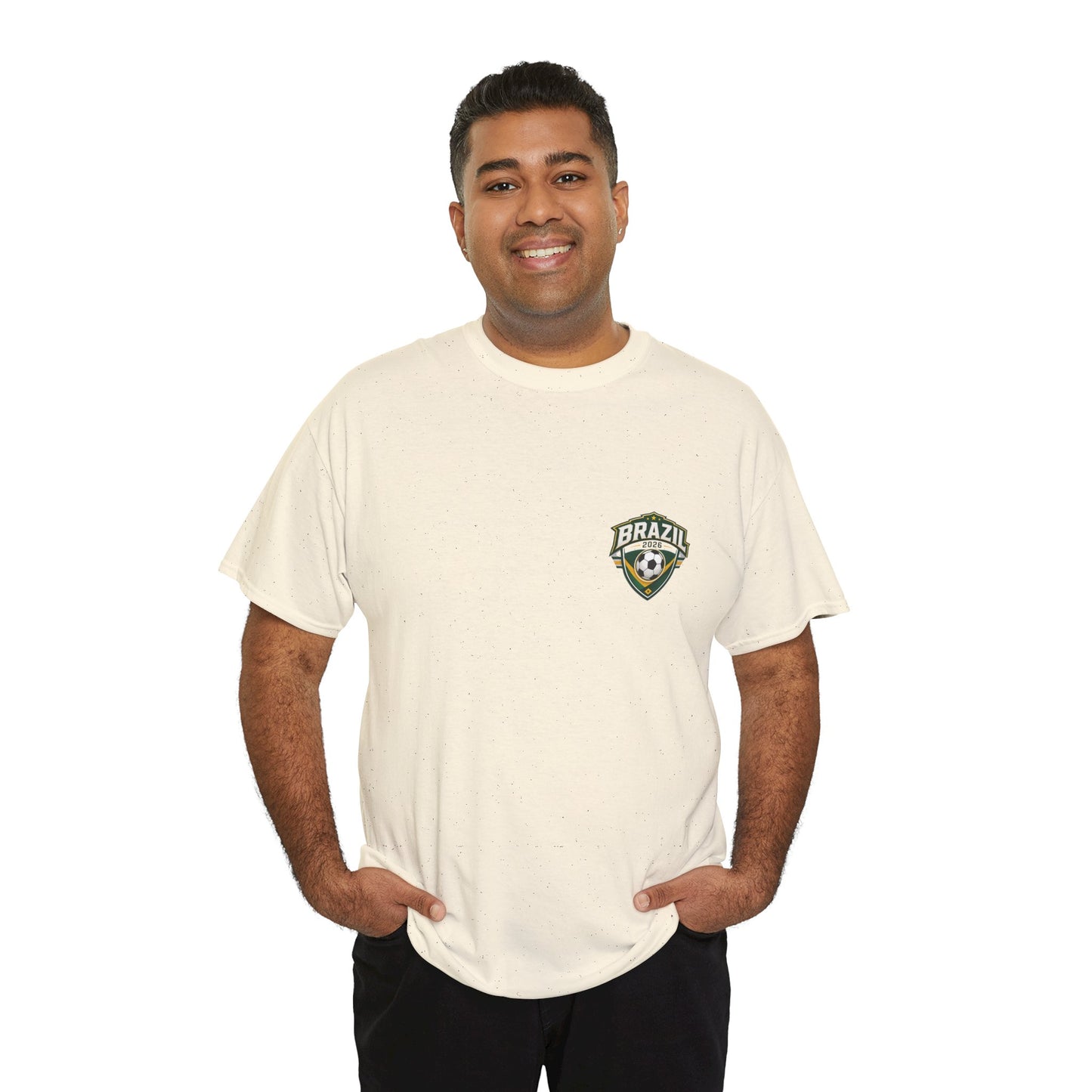 Brazil 2026 FIFA World Cup Fan Edition – Front Crest & Championship Back Graphic T‑Shirt
