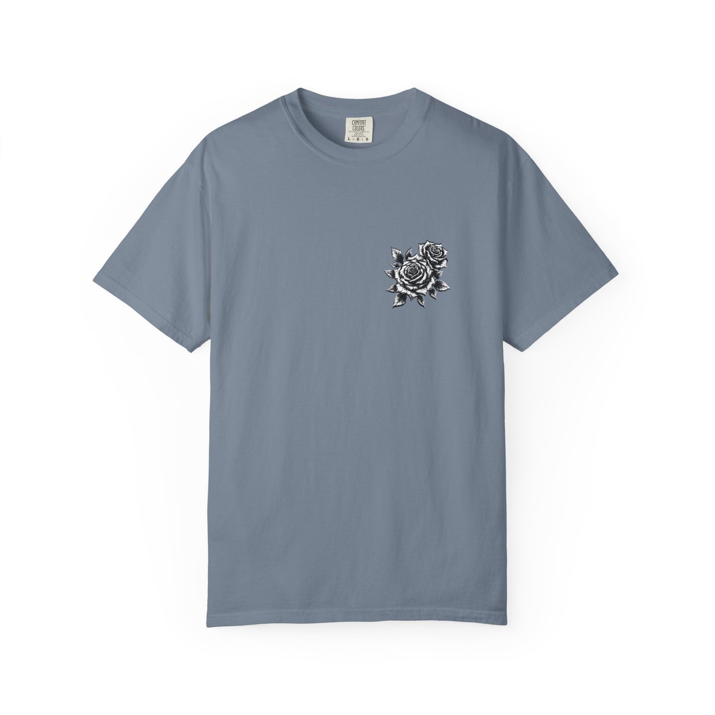 T-Shirt - Vintage Virgin Mary & Roses Graphic Tee