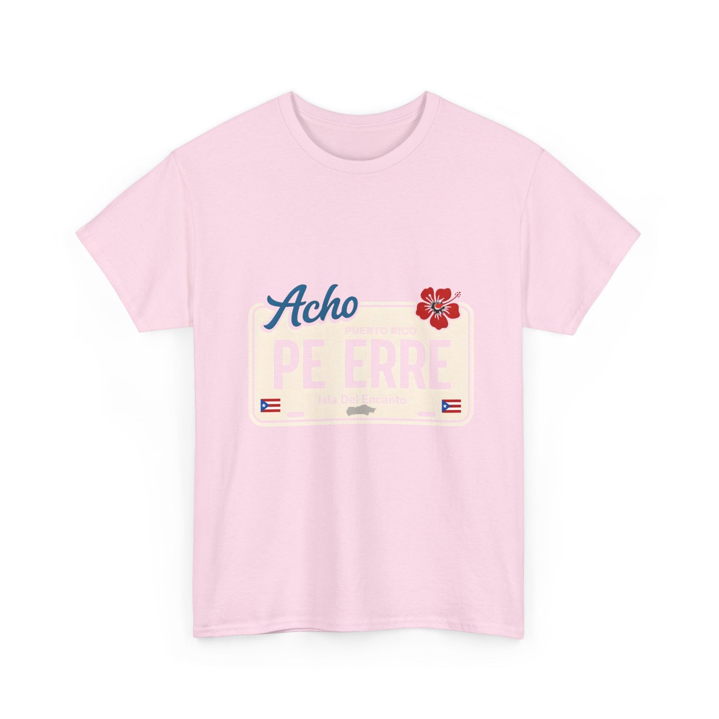 Acho PE ERRE Puerto Rico License Plate Tee — Isla Del Encanto Pride Shirt