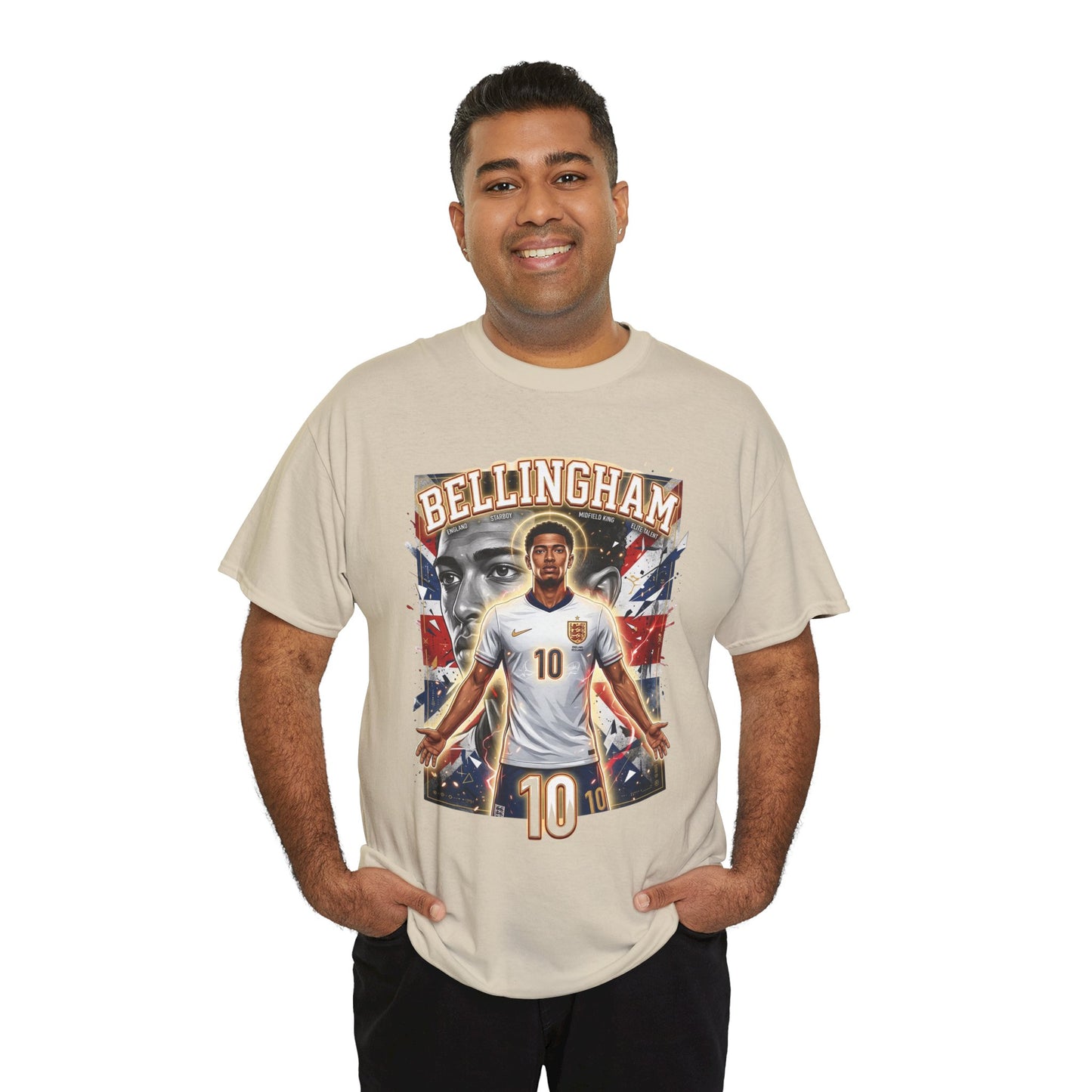 Bellingham #10 – England’s Golden Star T-Shirt