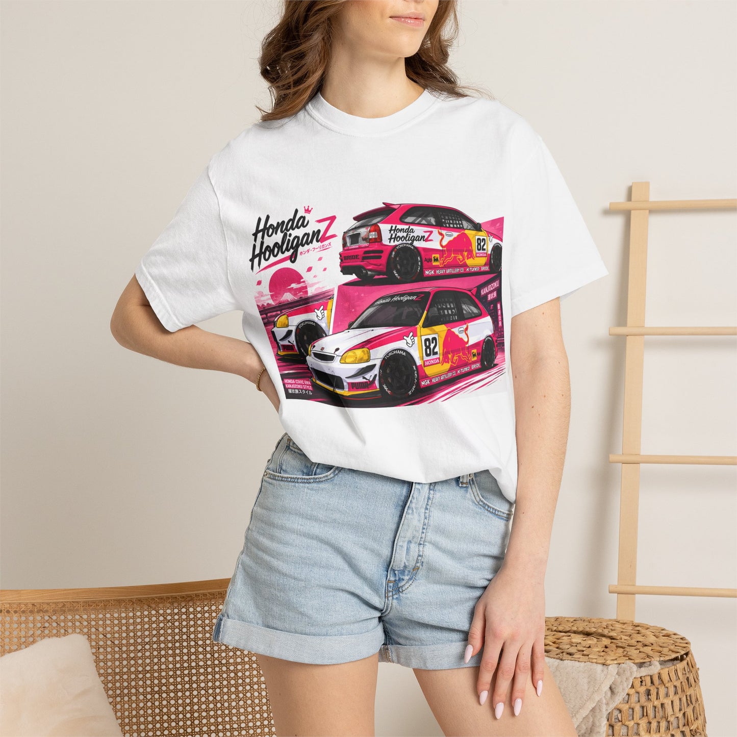 Honda HooliganZ: Pink Rush Kanjo Edition T-Shirt