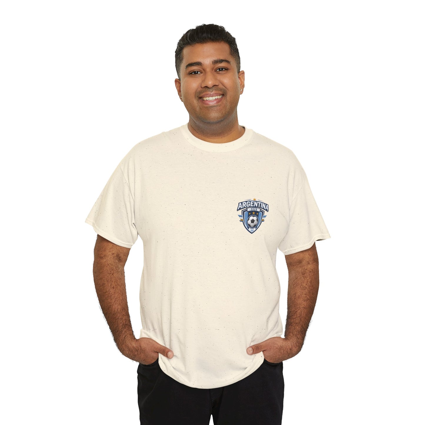 Argentina 2026 FIFA World Cup Fan Edition – Front Crest & Championship Back Graphic T-Shirt