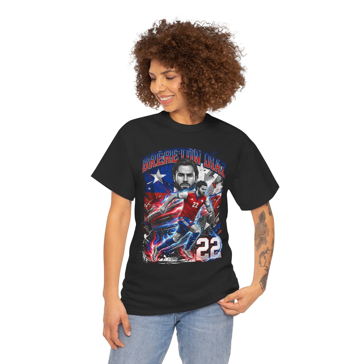 Brereton Díaz #22 – Chilean Warrior T-Shirt