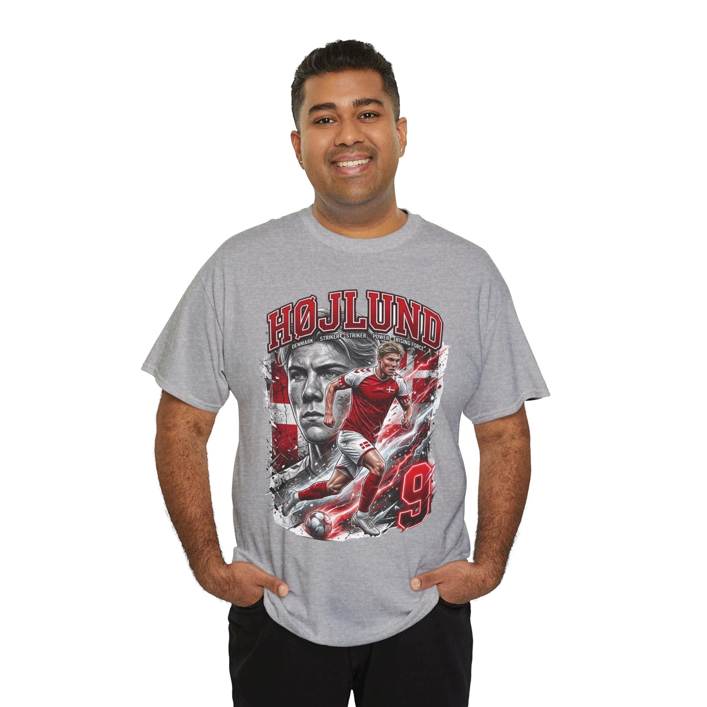 Højlund #9 – Danish Rising Force T-Shirt
