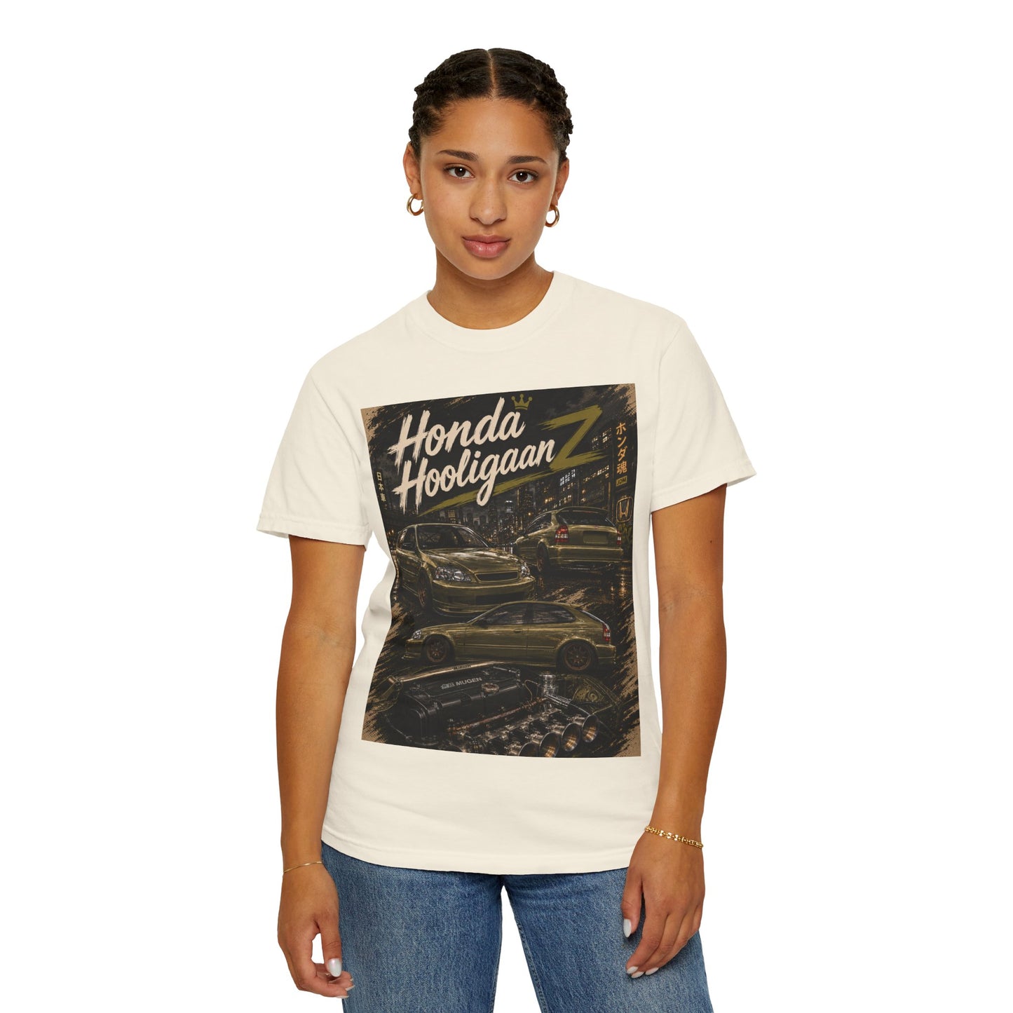 Honda HooliganZ Tee — Vintage Night Street Racing Graphic T-Shirt