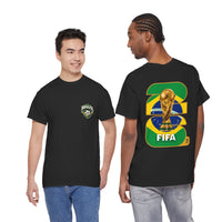 Brazil 2026 FIFA World Cup Fan Edition – Front Crest & Championship Back Graphic T‑Shirt